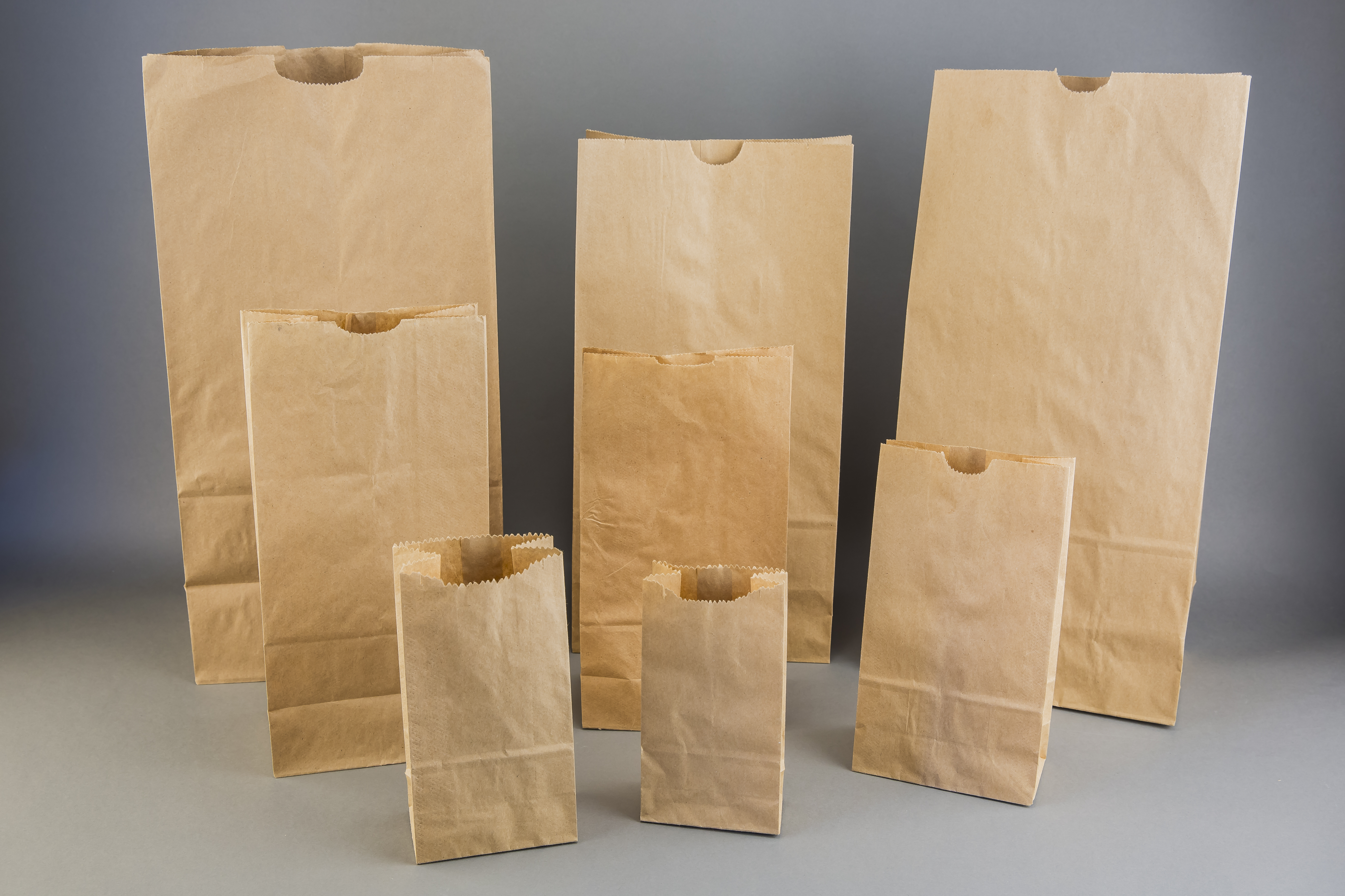 500 x papier kraft brun enfilées des sacs de nourriture 12,5 pouces x 12,5 pouces 