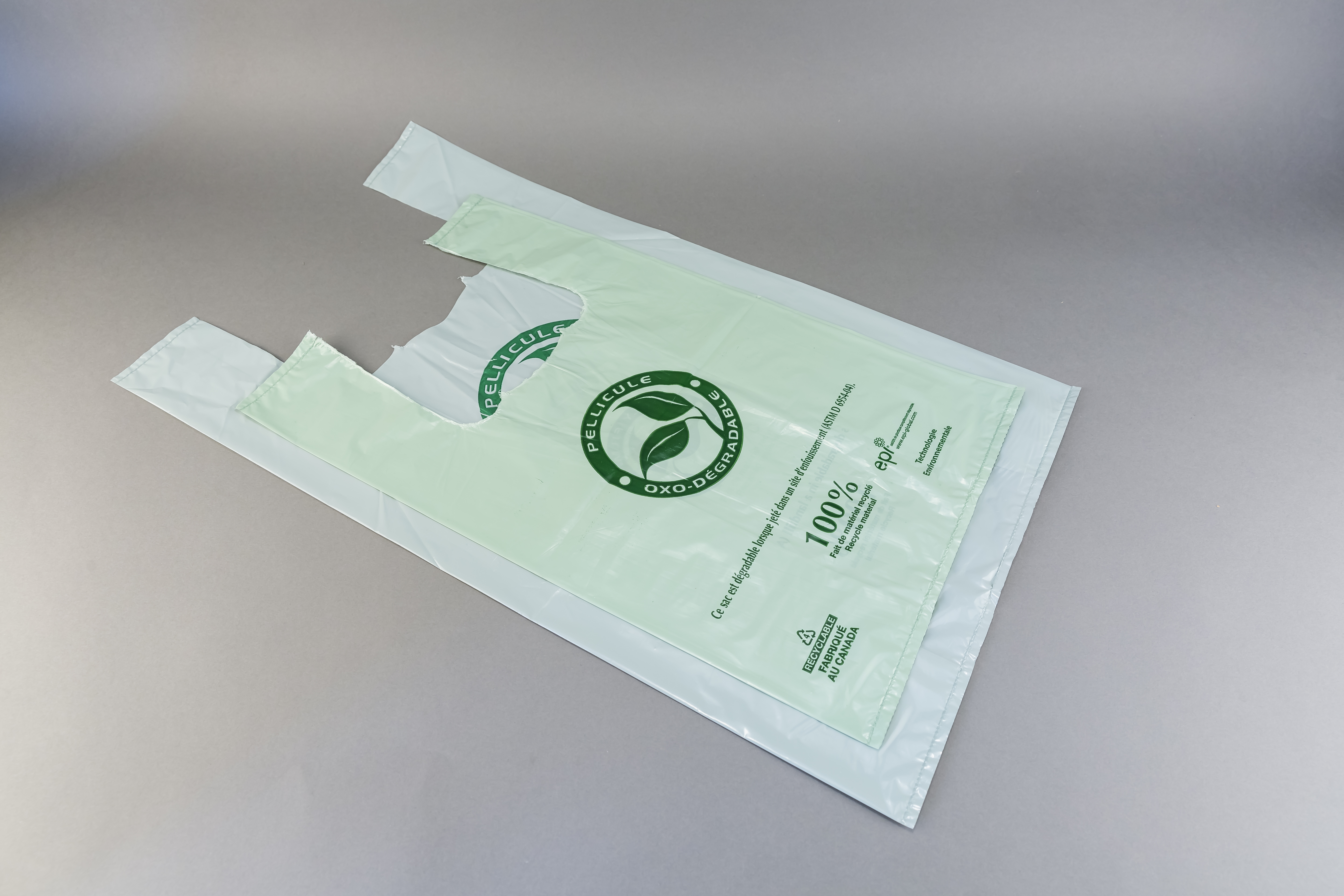 Sac plastique en rouleau biodégradable et compostable